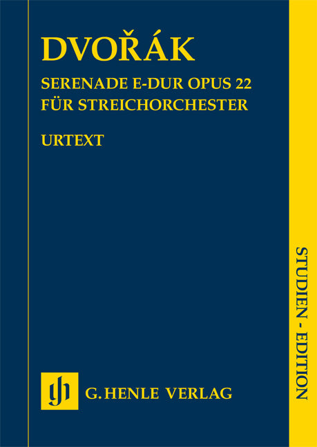 Serenade Mi majeur op. 22 pour cordes orchestre