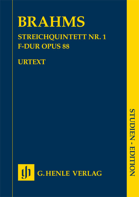Quintette à cordes n° 1 Fa majeur op. 88