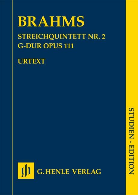 Quintette à cordes n° 2 Sol majeur op. 111