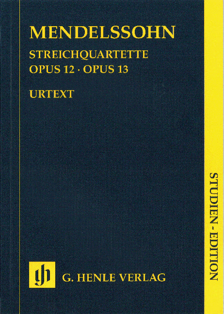 Quatuors à cordes op. 12 et 13