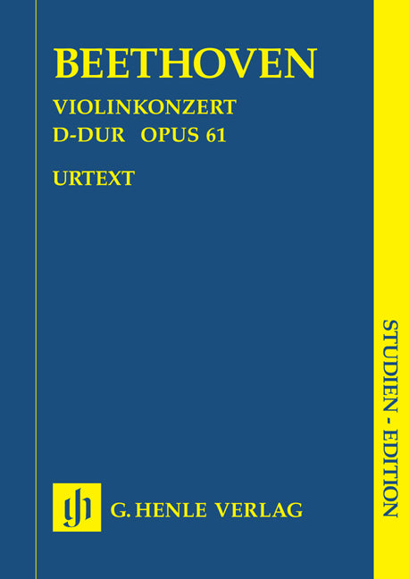 Concerto Ré majeur op. 61 pour violon et orchestre