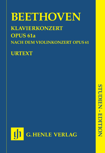 Concerto pour piano Ré majeur op.61a after the Concerto pour violon op. 61