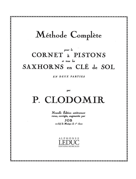 Méthode Complète de Cornet, Volume 1