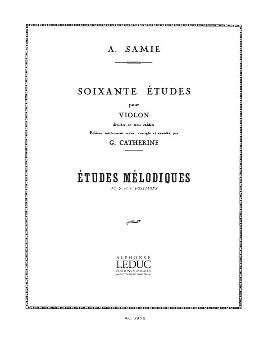 60 études for Violin