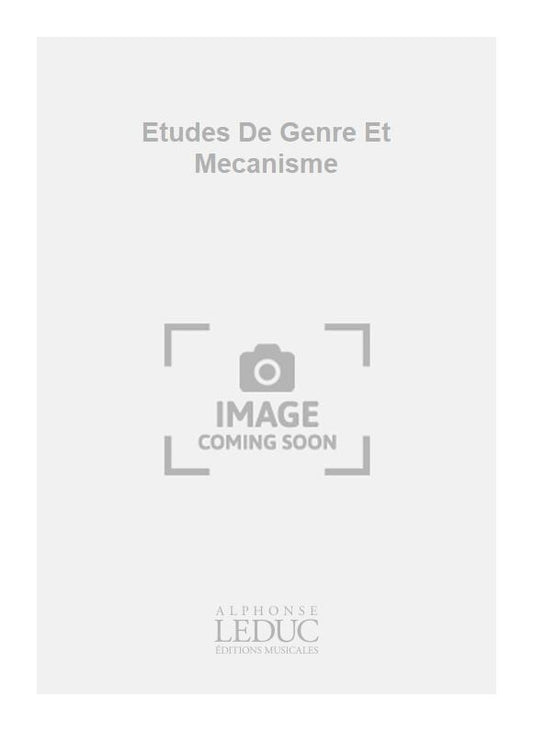 Études De Genre Et De Mécanisme