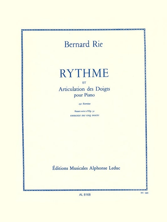 Rythme Et Articulation Des Doigts Op.42