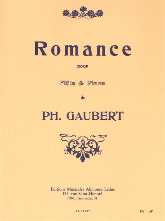 Romance pour flûte et piano