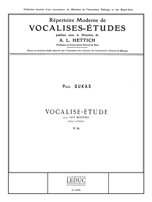 Vocalise Etudes N0014