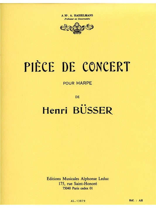 Pièce De Concert (Harp Solo)