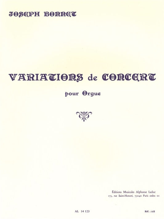 Variations De Concert