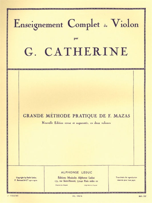 Grande Methode complète, Volume 1