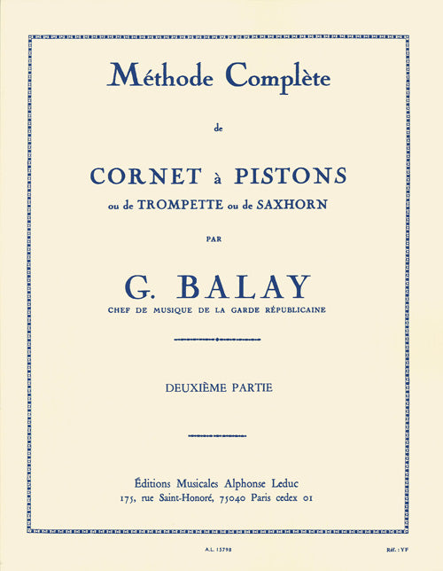 Méthode complète de cornet à pistons, Vol. 2