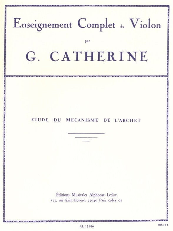 Études Du Mé canisme De L'Archet