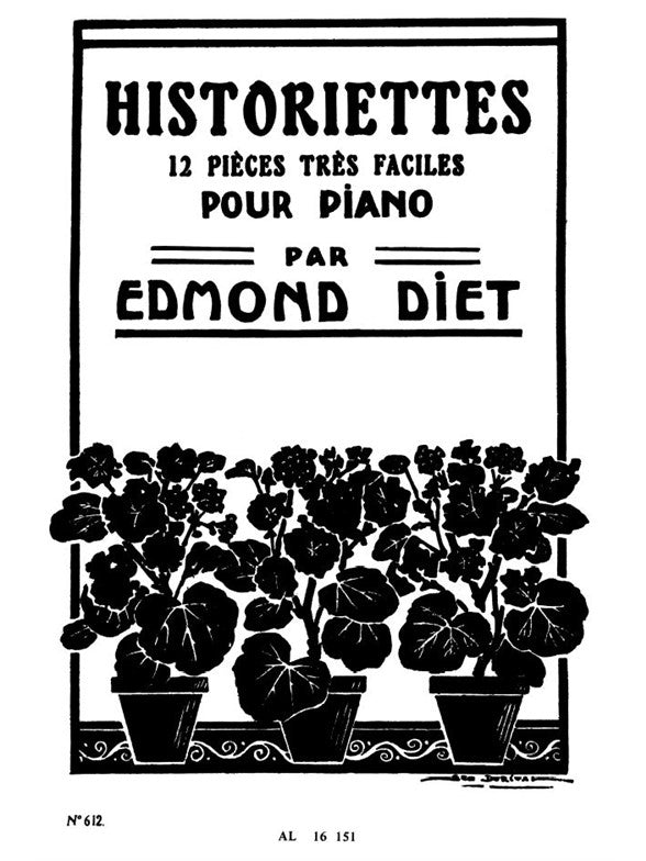 Historiettes, 6 Pieces tres faciles