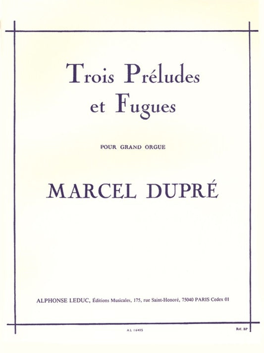 Préludes Et Fugues Op.7