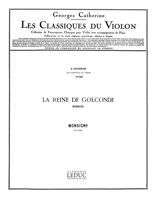 La Reine De Golconde