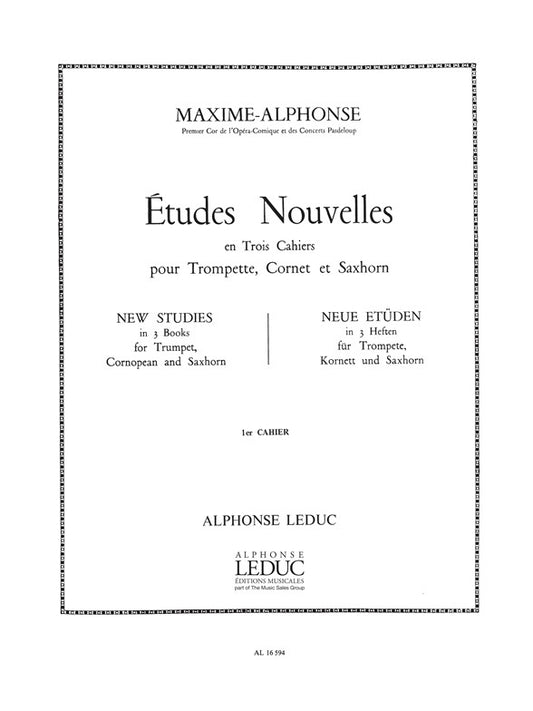 Etudes Nouvelles 1