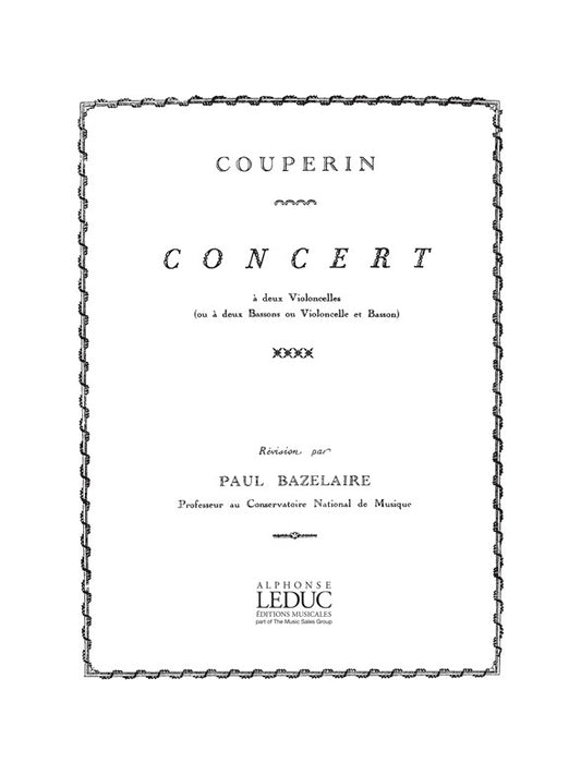 Concert à 2 violoncelles