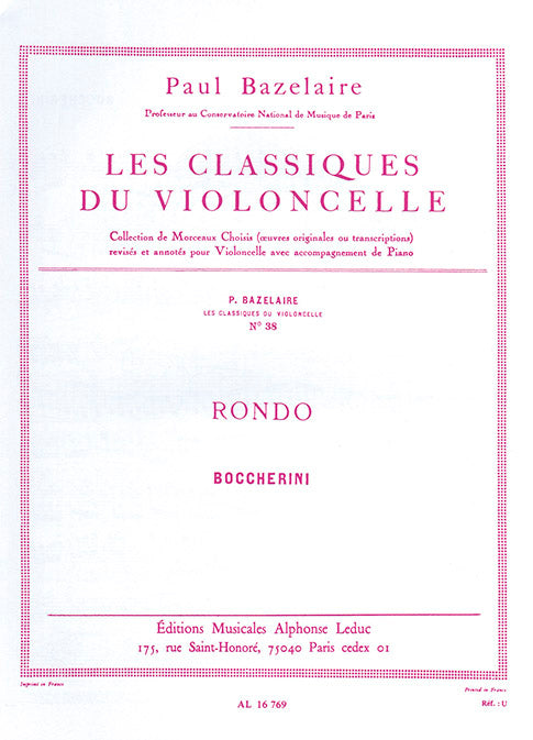 Rondo C Major After String Quartet G 310