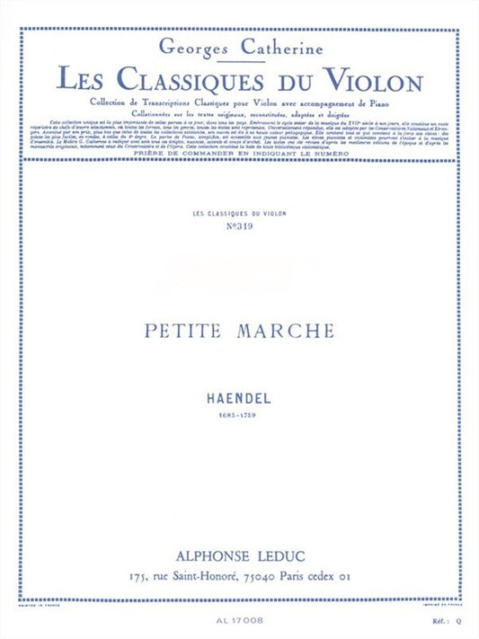 Petite Marche pour violon seul