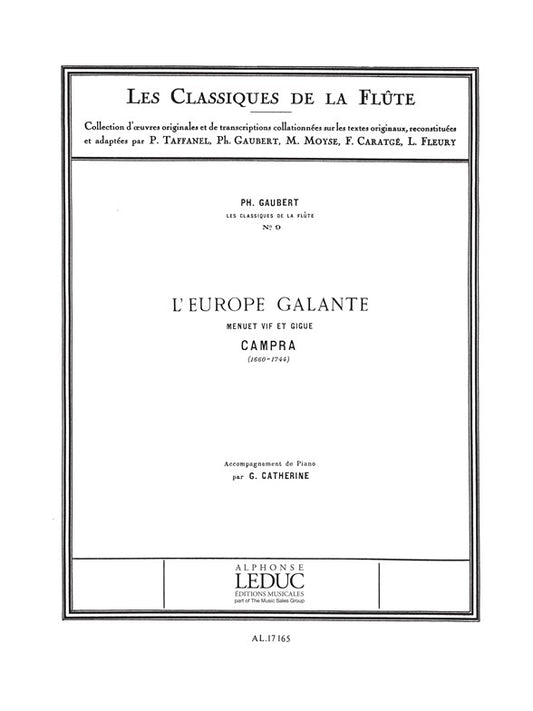 L'Europe Galante - Menuet et Gigue