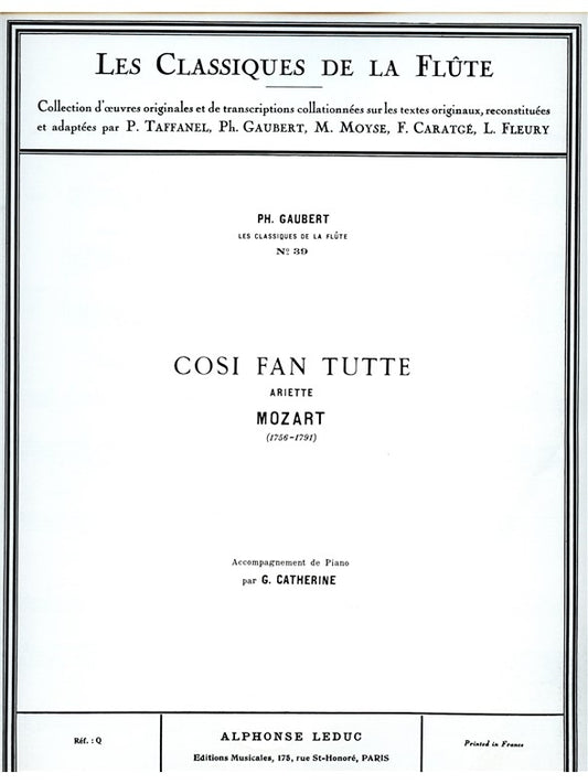 Così Fan Tutte - Ariette