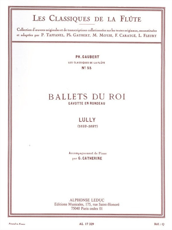 Ballets du Roi Gavotte en Rondeau -