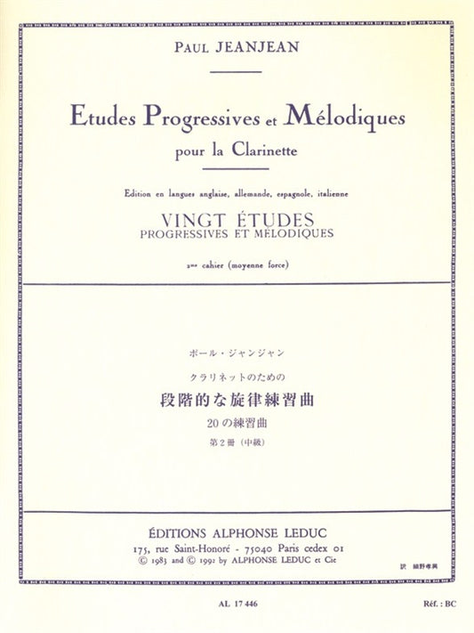Études Progressives Et Mélodiques Volume 2