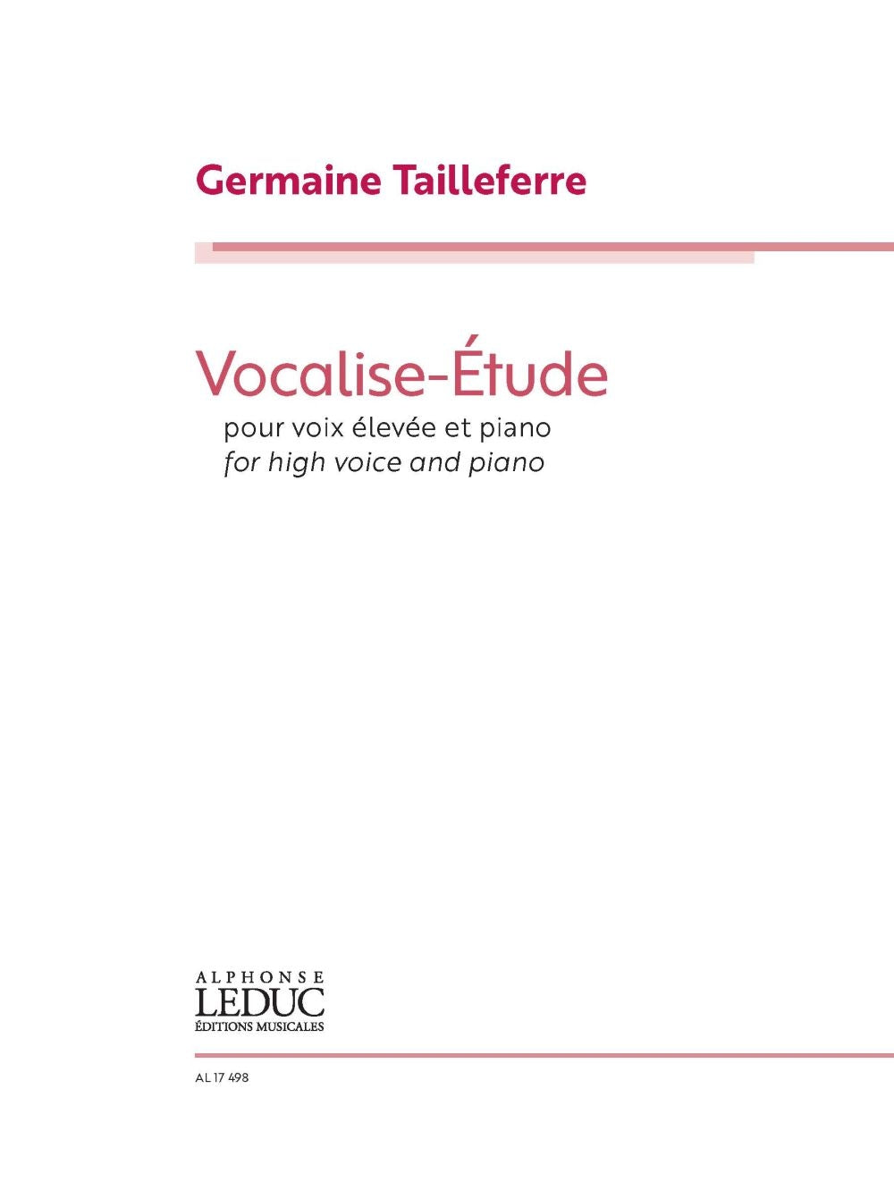 Vocalise Etude