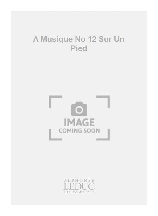 A Musique n° 12 Sur Un Pied
