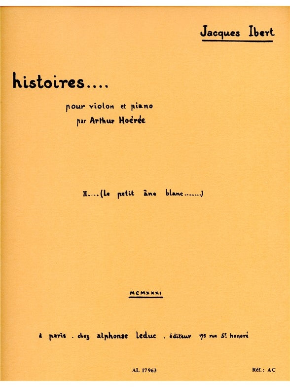 Le Petit Ane Blanc