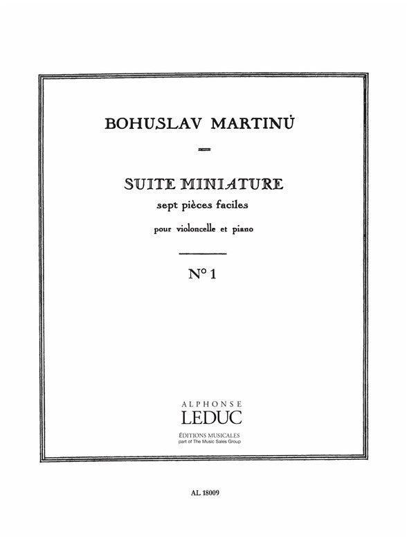 Suite miniature H192, n° 1