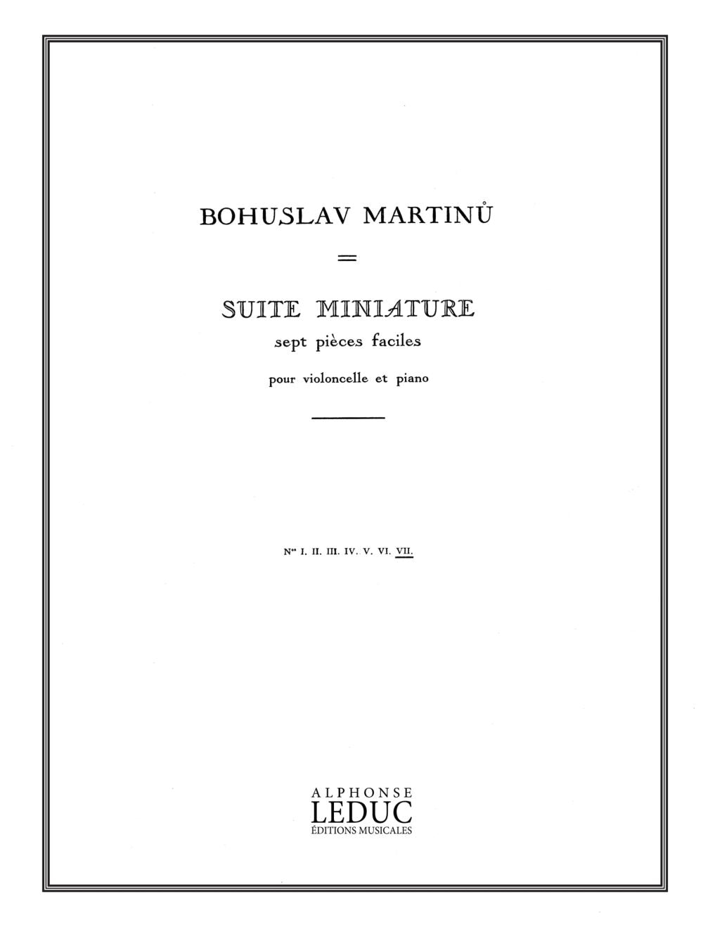 Suite Miniature - Pièce n° 7