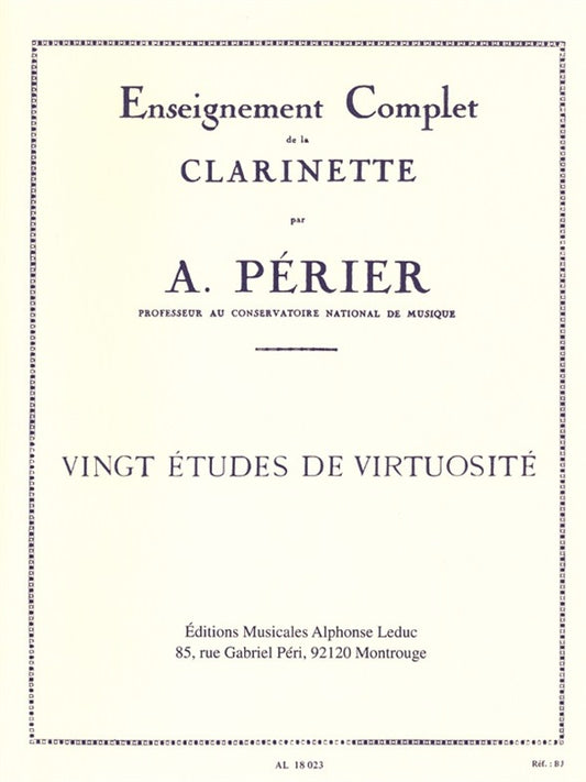 20 Études De Virtuosité