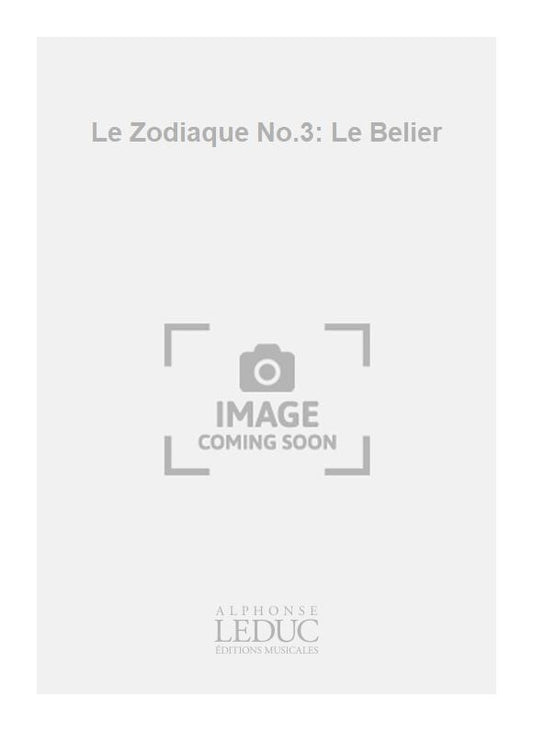 Le Zodiaque n° 3: Le Belier
