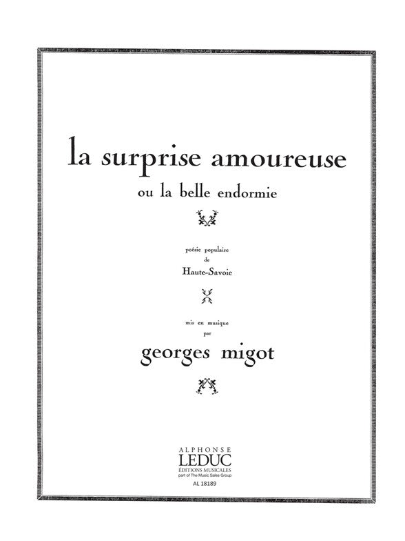 La Surprise Amoureuse (La Belle Endormie)