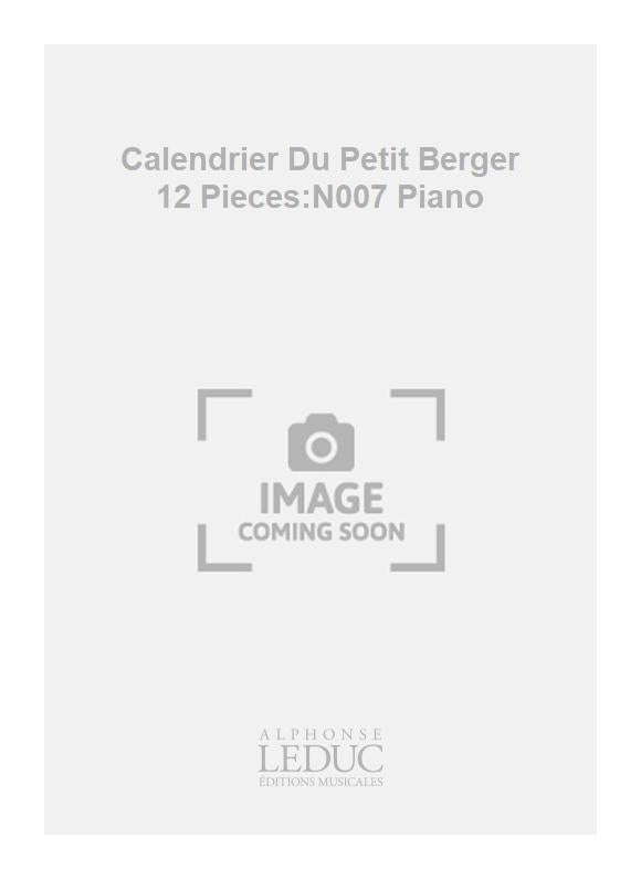 Calendrier Du Petit Berger 12 Pieces:N007 Piano
