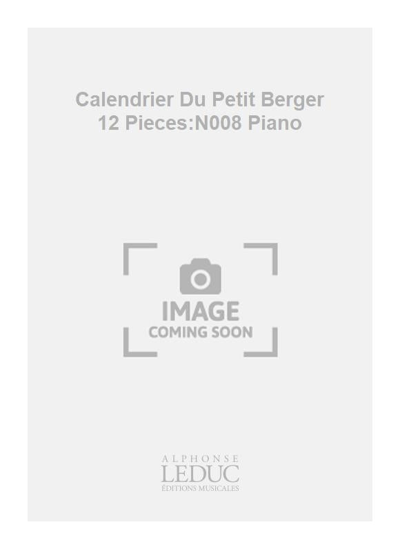 Calendrier Du Petit Berger 12 Pieces:N008 Piano