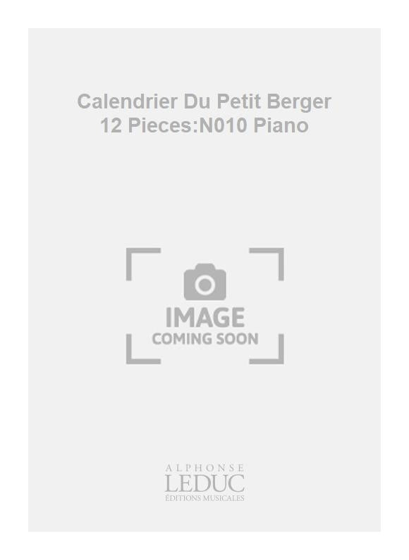 Calendrier Du Petit Berger 12 Pieces:N010 Piano