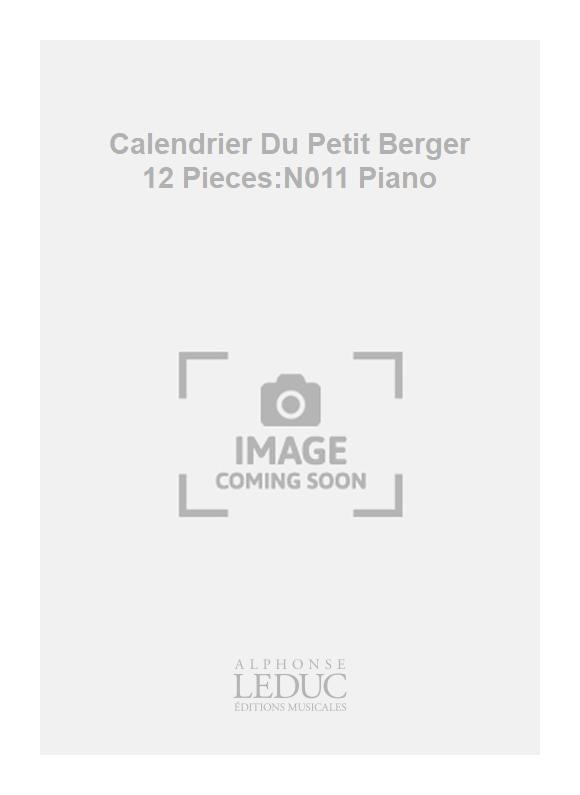Calendrier Du Petit Berger 12 Pieces:N011 Piano