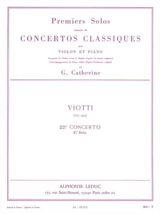 Premiers Solos Concertos Classiques