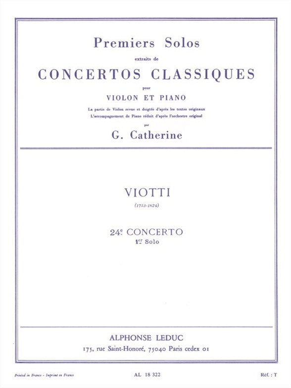 Premiers Solos Concertos Classiques