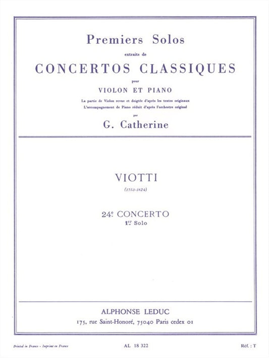 Premiers Solos Concertos Classiques