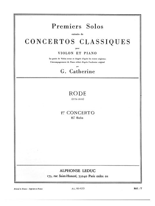 Concerto no. 1 (Rode)