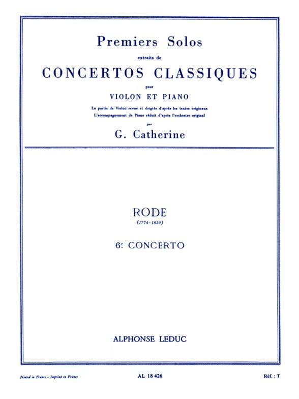 Premiers Solos Concertos Classiques