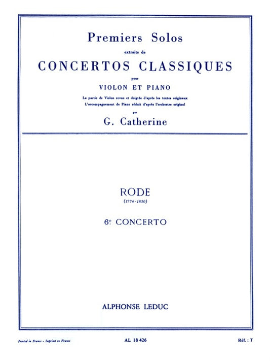 Premiers Solos Concertos Classiques