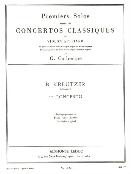 Premiers Solos Concertos Classiques - 1er concerto