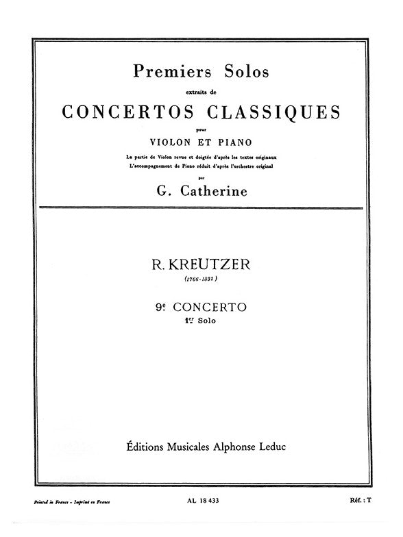 Premiers Solos Concertos Classiques - 9e concerto