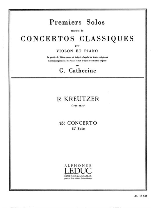 Premiers Solos Concertos Classiques - 13e concerto