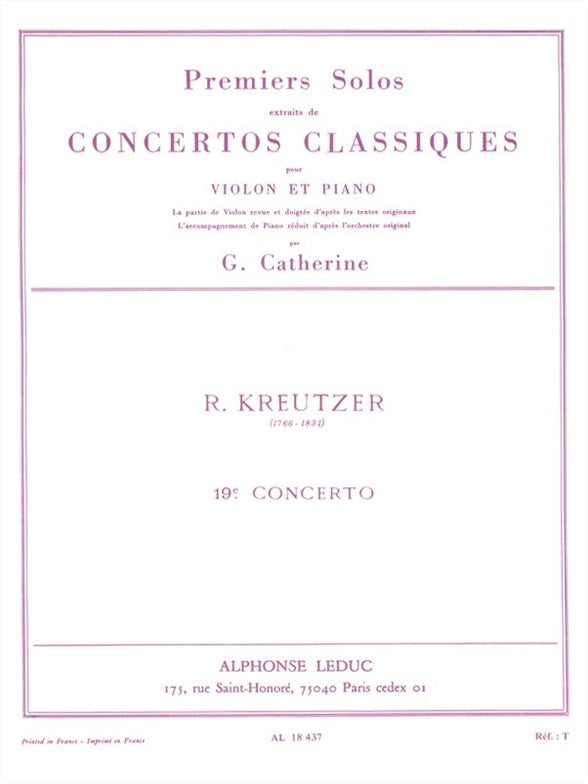Premiers Solos Concertos Classiques - 19e concerto